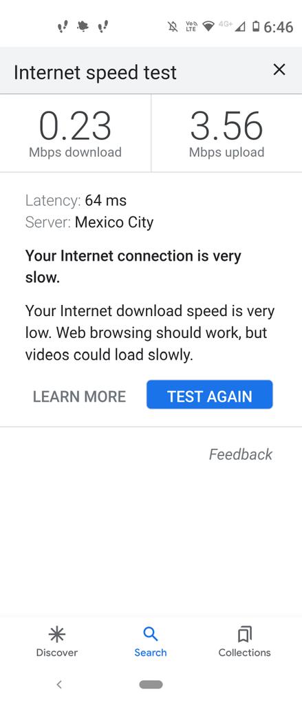 vickytg123's tweet image. Resultado de cambiar el modem a fibra óptica @infinitum #nolohagas