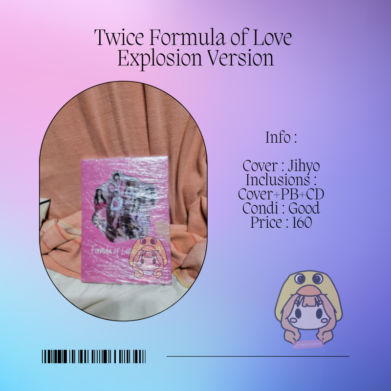 Yvone_Claire16's tweet photo. Wts lfb • Twice Taste Of Love Unsealed Albums

✨ Break It Ver.
   - 170 pesos if DOP
   - 160 pesos if PAYO
✨ Explosion Ver.
   - 170 pesos if DOP
   - 160 pesos if PAYO
✨ Full of Love Ver
   - 170 pesos if DOP
   - 160 pesos if PAYO
✨ Unsealed set 620
✨ all deets below https://t.co/Gn2pvuFZ3m
