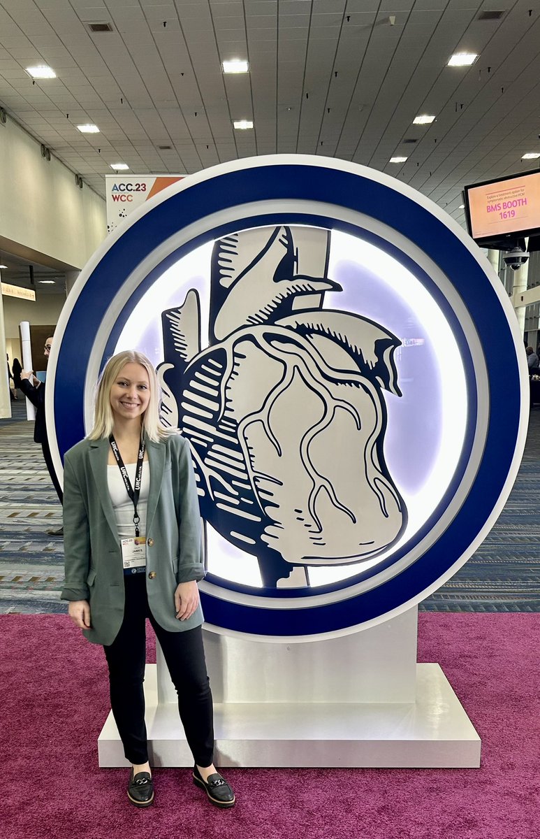 First ACC meeting in the books! I’m extremely grateful for the opportunity to present my research project and hear about all the great resident research out there 🥹🫀 #ACC2023 #Cardiotwitter #twitterx