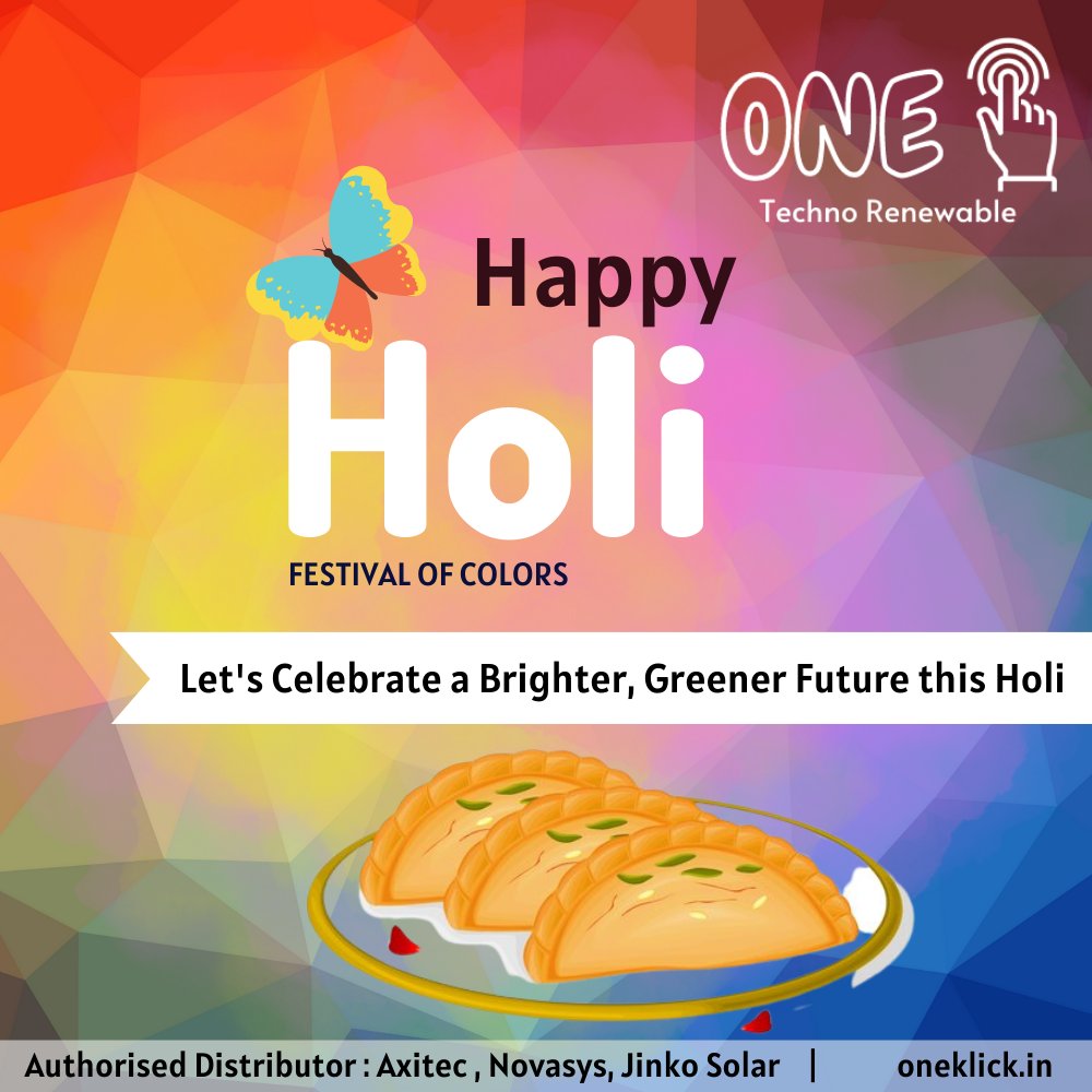 Happy Holi
Let's Celebrate a Brighter, 
Greener Future This holi
#solarpower #solarenergy #gosolar #cleanenergy #renewableenergy #sustainability #solarpanels #greenenergy #solarpv #solartechnology #solarinstallation #solarindustry #energystorage #solarjobs #solarfinance #Axitec