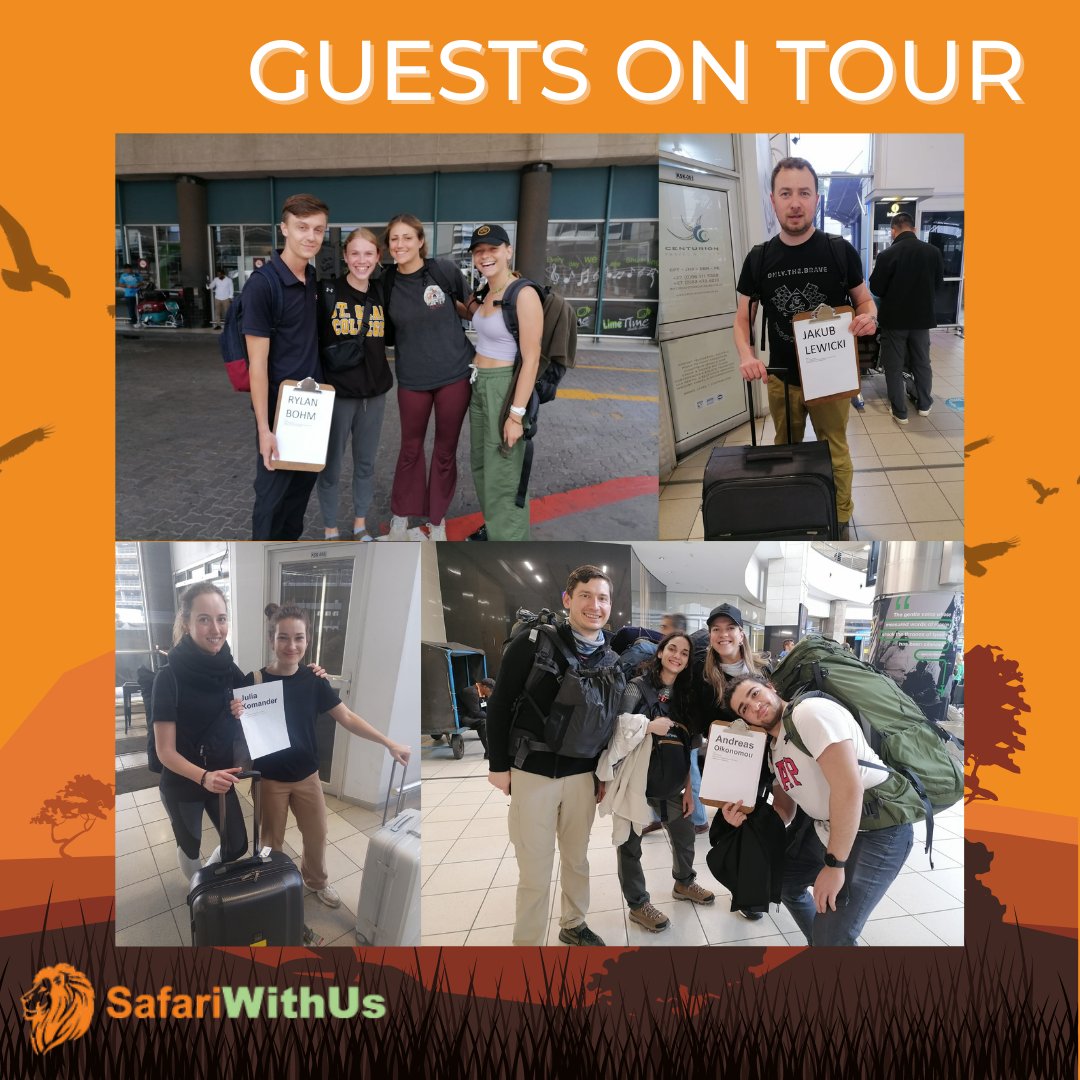 Some of our guests getting ready to depart for their Kruger Safaris!🌄🦁