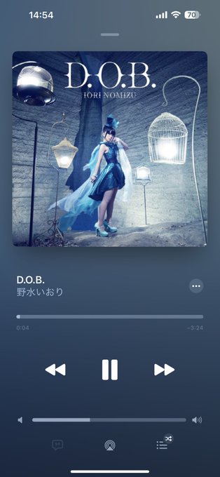 #緋ノあげは#あげふぁみりあ今日の一曲はこちら。「D.O.B.／野水いおり」です。 アニメ『空戦魔導士候補生の教官』のO