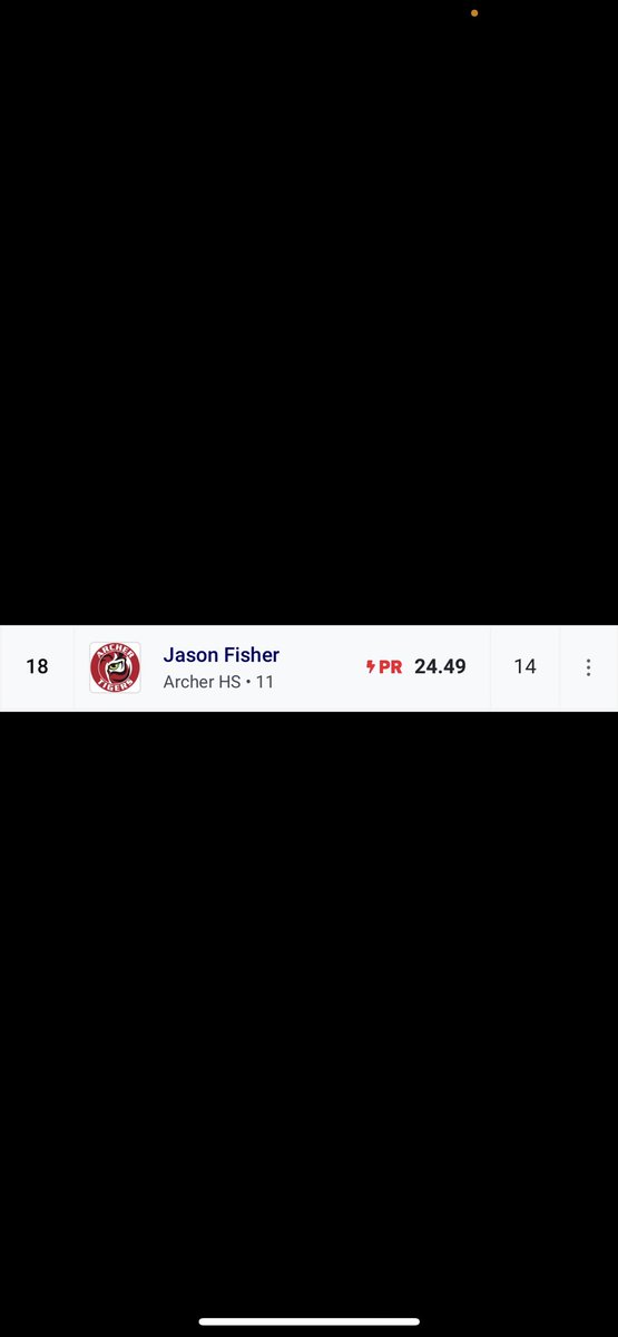 iamFisher33's tweet photo. Still Improving my times! Had quite the handful of events including the 100m, 200m, 400m, and my first ever 4x100m! (Lane 8). Also got some new PRs in the 100m and the 200m AGAIN! @AHSTigersSports @AHSTigersTF @RecruitGeorgia @_Coach_Williams https://t.co/m2MVV1nSfE