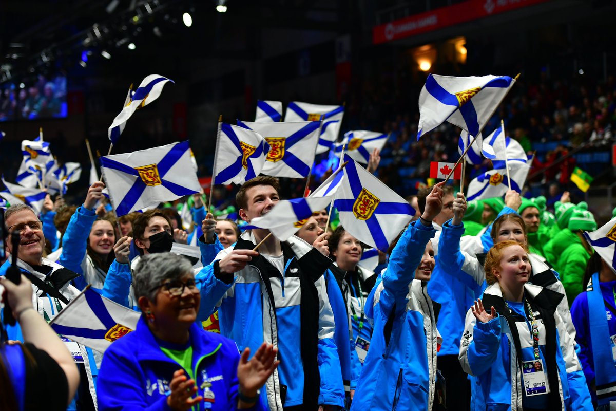 Dear athletes of the #2023CanadaGames, Tonight, we celebrate your achievements on and off the field of play. 💚 Thank you for inspiring us all. 📸 Justin Brown, Lind Schoenfeldt