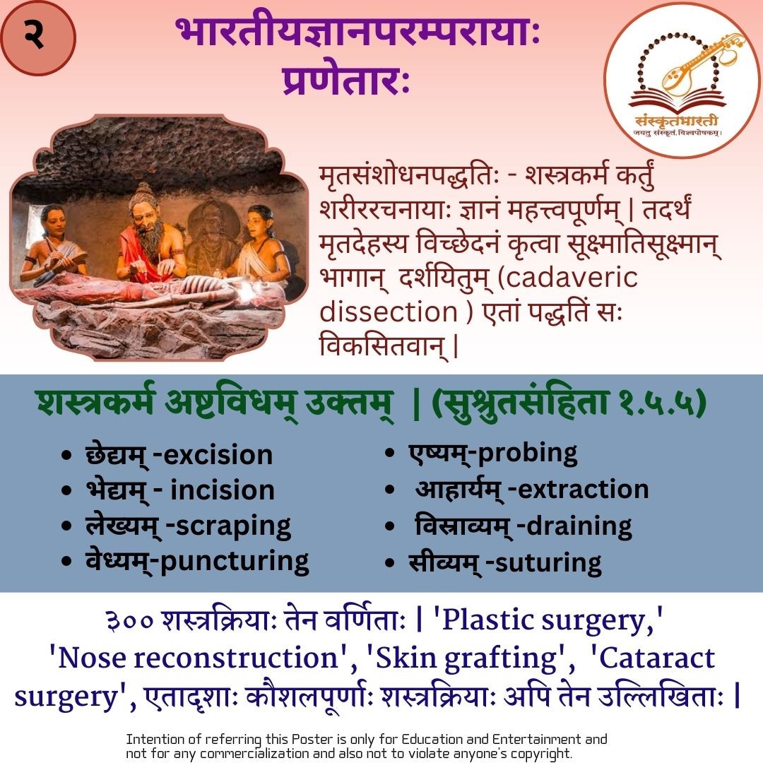 samskritbharati's tweet photo. भारतीयज्ञानपरम्परायाः प्रणेतारः। 

#ScienceInSanskrit #computerscience #संस्कृत #भारतीयज्ञानपरम्परा #IndianKnowledgeSystem #संस्कृतवार्ताः #वार्तावली #sayyestosanskrit #Sanskrit4Youth #जयतु_संस्कृतम् #जयतु_भारतम् #वन्दे_संस्कृतमातरम् https://t.co/pxY8bBSvAf