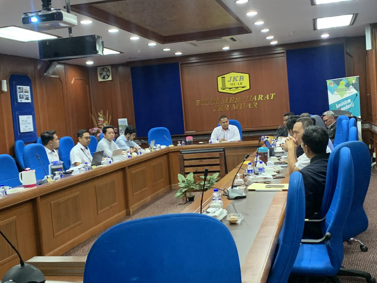 Mesyuarat Task Force Banjir di Negeri Johor dipengerusikan oleh YB. Tuan Ir. Ts. Mohamad Fazli Bin Mohamad Salleh Pengerusi Jawatankuasa Kerja Raya, Pengangkutan dan Infrastruktur Negeri Johor di JKR Daerah Muar pada 6 Mac 2023  <a href="/fazlisalleh_/">Fazli Salleh</a> <a href="/Ir_AbuBakar/">Ir. Abu Bakar</a> <a href="/ajazraie/">Azraie Abd Jalal</a>