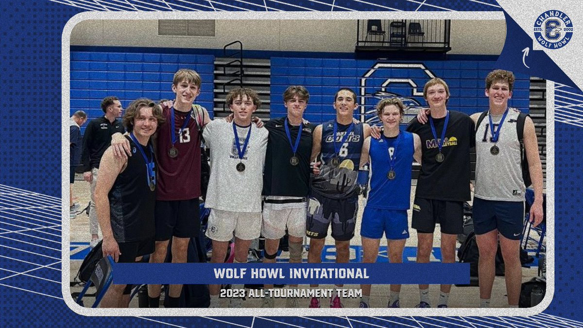 2023 Wolf Howl All-Tournament Team 

From Left to Right:
Wyatt McGriff - Deer Valley
Ryan Louis - Shadow Ridge
Ryder Kelley - Chandler
Teddy Churchill - Brophy
Tommy Forese - Casteel
Braeden Baker - O’Connor 
Quin Shumway - Mesa
Ty Baumgarth - Perry