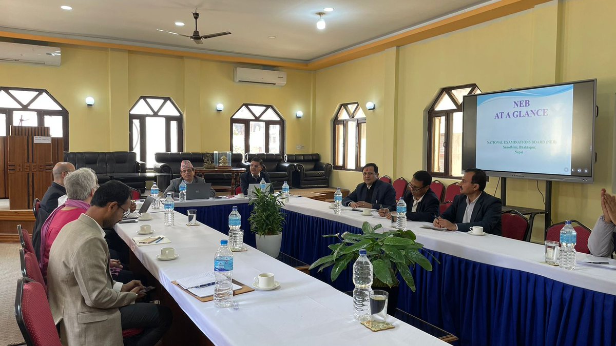 idiinstitute's tweet photo. A workshop cum meeting on CCE ( Continuous and Comprehensive Evaluation) at the National Examinations Board- NEA of Nepal in partnership with Global Center for Innovation and Learning-GCFIL. #education #EducationForAll #assessment #ContinuousImprovement @USAIDNepal https://t.co/9UAcy8Kkac