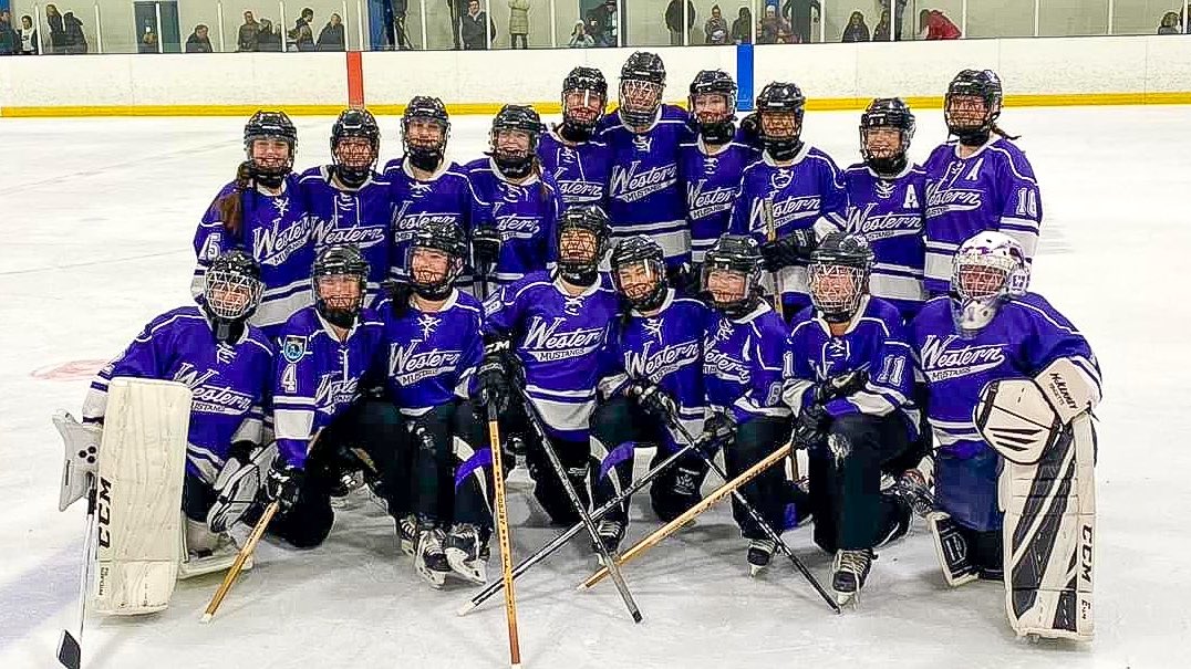 WesternMustangs's tweet image. 🥅 Make it back-to-back years as @RingetteOntario provincial champions for @westernuring. 

The Mustangs beat Brock 5-3 in the🥇 game this afternoon to finish off an incredible year for the Mustangs.

Congratulations Mustangs 👏

#RunWithUs #PurpleAndProud #ROPC2023