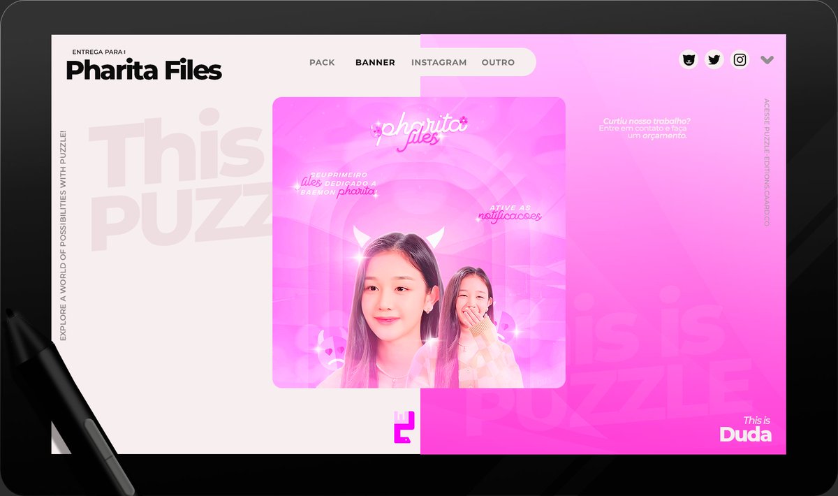 💗.  「Entrega」  .💗

✦ Desenvolvido para: <a href="/FilesPharita/">Pharita Files</a>
✦ Designer: Duda🎐
Agradecemos a sua preferência! 🧩

© Puzzle Editions, 2022.