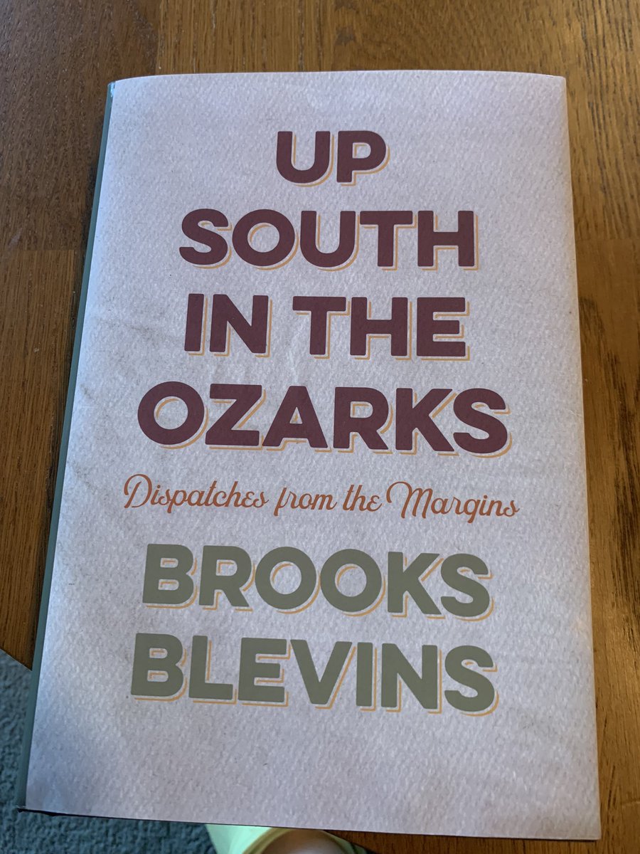 Mail day! Excited to inject Blevins’ latest directly into my veins post-comps. #Ozarkstudies