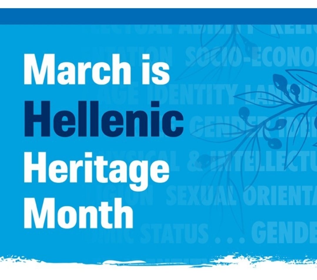 #HellenicHeritageMonth takes place in #March. The commemoration of #GreekAmerican history is on #March25, the same day as #Greece's National #GreekIndependenceDay. Sadly I don't see any Hellenic people celebrating it. 
#Hellas #Greece #Greek