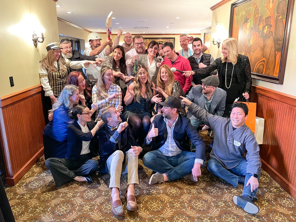 We butchered accents, couldn’t pronounce the city of our fake destination in the script, and leaned into our assigned characters. 

STR property managers and tech peeps know how to track down a murderer!

- Murder Mystery lunch sponsored by <a href="/TouchStay/">TouchStay</a> before the KC <a href="/vrma/">Vacation Rental Management Association</a> event