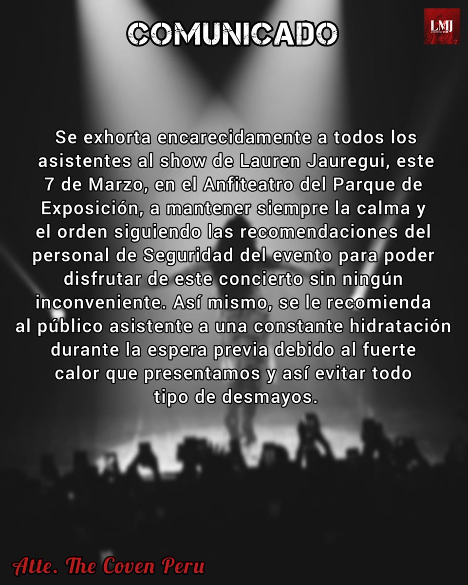 LMJ_Peru's tweet photo. Gente 📢📢📢 https://t.co/toKdnxNmNm