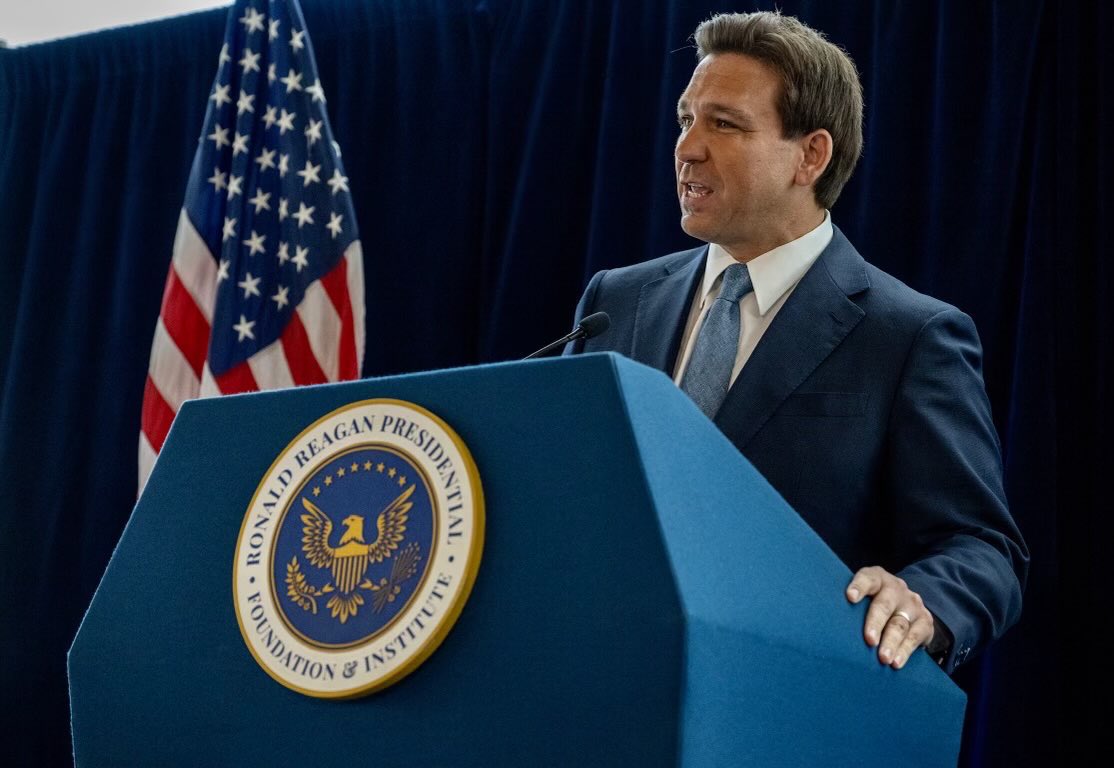 Great to be at the Ronald Reagan Library!

President Reagan noted freedom is always one generation away from extinction, that it is not passed through the bloodstream.

We in Florida are doing our part in carrying the torch of liberty so we can preserve Florida as a free state.