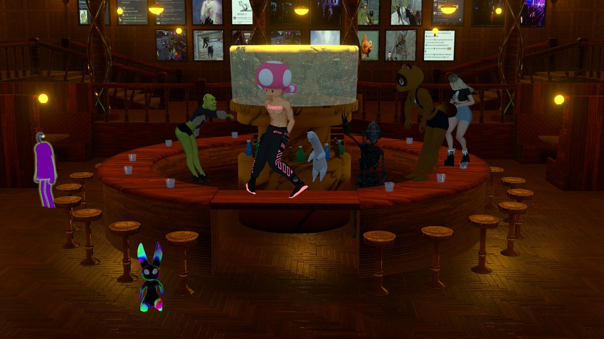 When you asked for a vr party, but they made you a whole room. 

I have the best friends 

#VRChat #VR #speakeasy