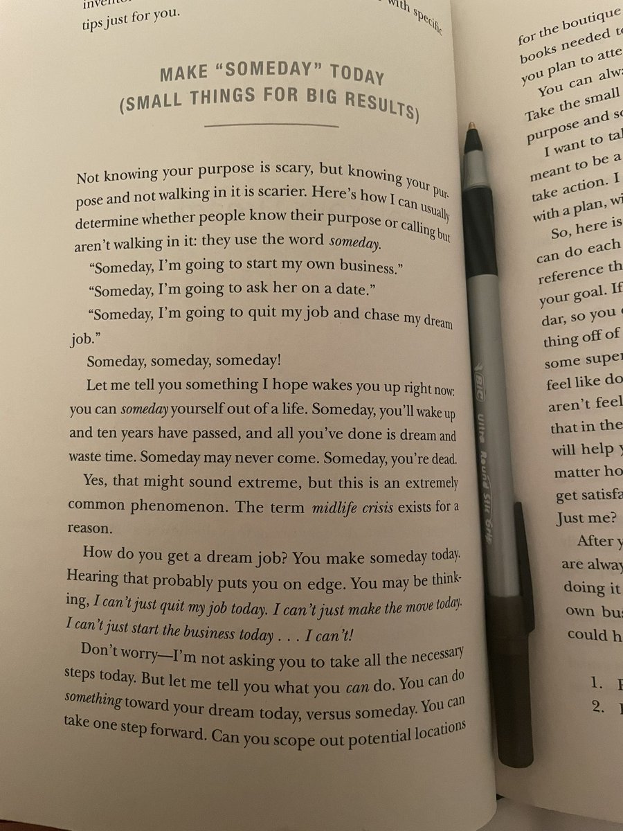 Reading the second chapter of Agent You by Nicole Lynn it was really eye opening it talk about getting your dream job. It showed me that in order to get your dream job you need to make someday today. @YHSMrsMero #YHSWISE2023 #sportsmanagment #WISE