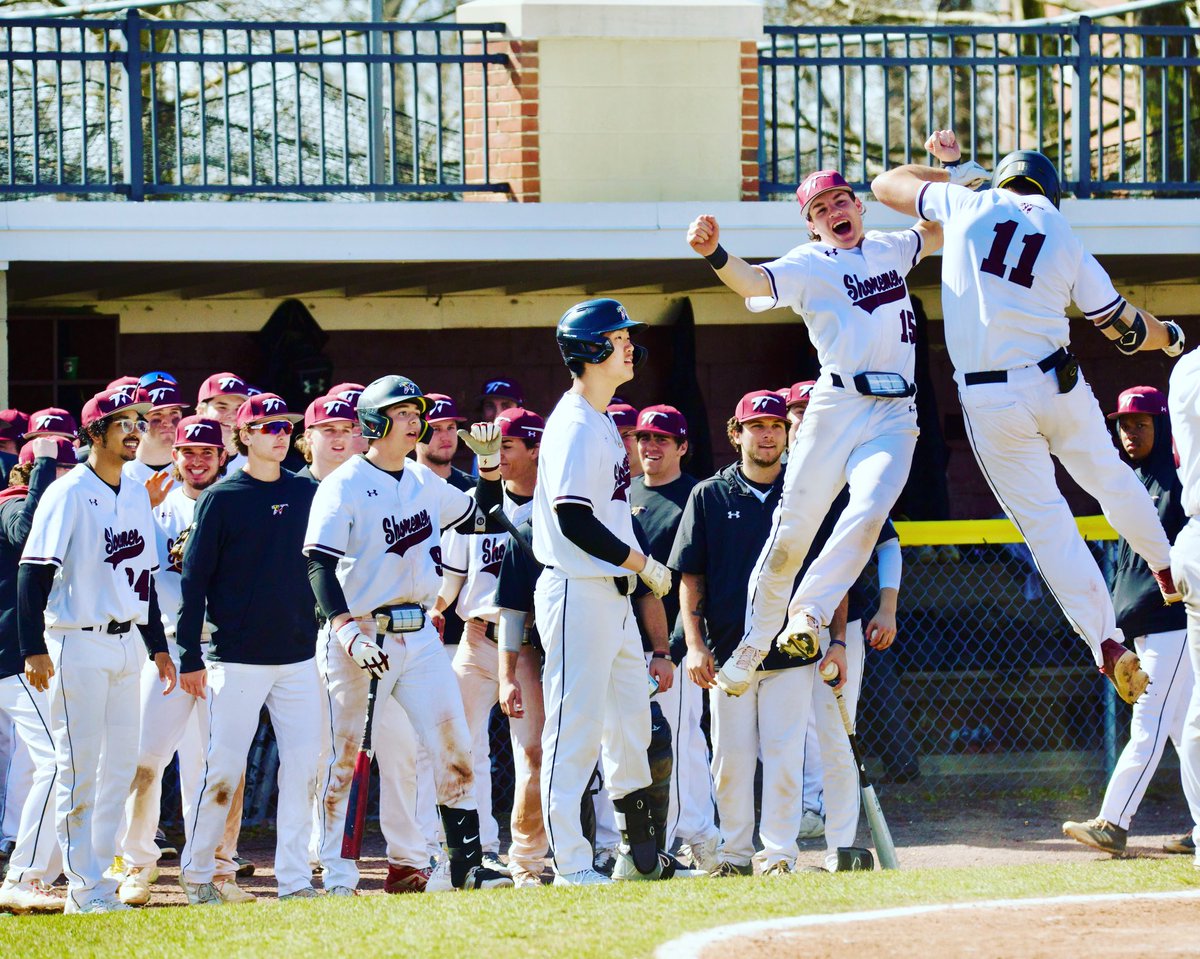 Bwenger9's tweet photo. @WashCollBase party at the home opener! @washcollsports https://t.co/I05aK6IWci