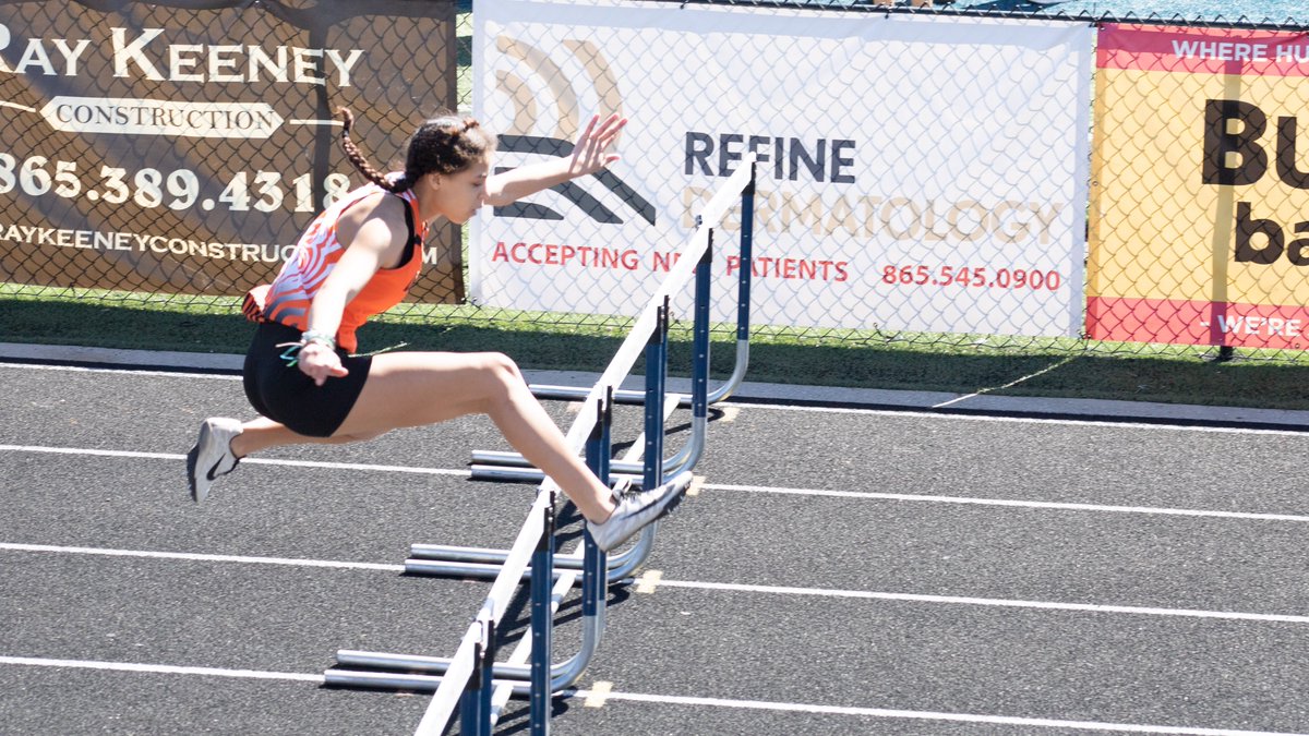 Ashtin (hurdles), Landon and Tristan (100 m) run their first races for LC at the Farragut Jamboree <a href="/LC_AthleticDept/">Lenoir City Athletics</a> <a href="/Panthers_LCHS/">LCHS Panthers</a>