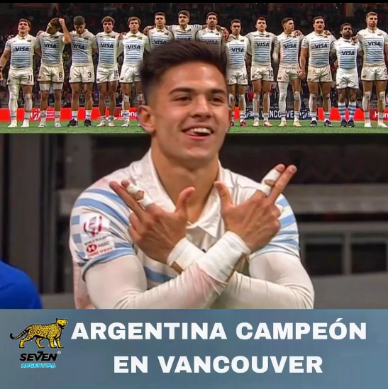 Perrugby's tweet photo. 🇦🇷🏆Y los Pumas 7s lo hicieron una vez más. 33-21 a Francia en la final para volver a ser campeones en Vancouver, invictos.

3 títulos en un lapso de menos de un año, cuando en toda la historia habían logrado 2... una LOCURA. https://t.co/qraIRgVO2M