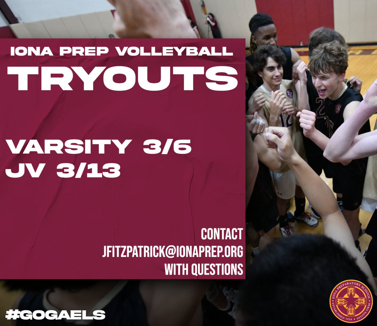 ONE MORE SLEEP <a href="/IonaPrepSports/">Iona Prep Athletics</a> <a href="/IonaPrep/">Iona Preparatory PK-12</a> <a href="/CHSAAVolleyNYC/">CHSAA Boys Volleyball</a> <a href="/CHSAA_NYC/">CHSAA</a>