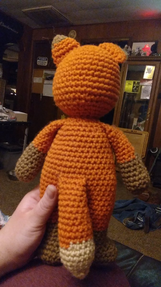 Back_Country17's tweet image. Got the little foxy buddy finished up!
#crochet #foxplushy #Amigurumi #handmadewithlove #supportsmallbusiness