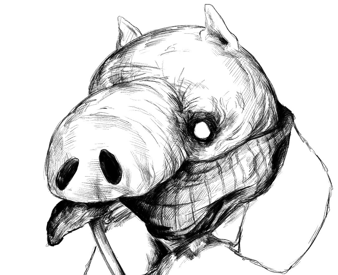 witchdoctordb-on-twitter-doodling-hogs-again