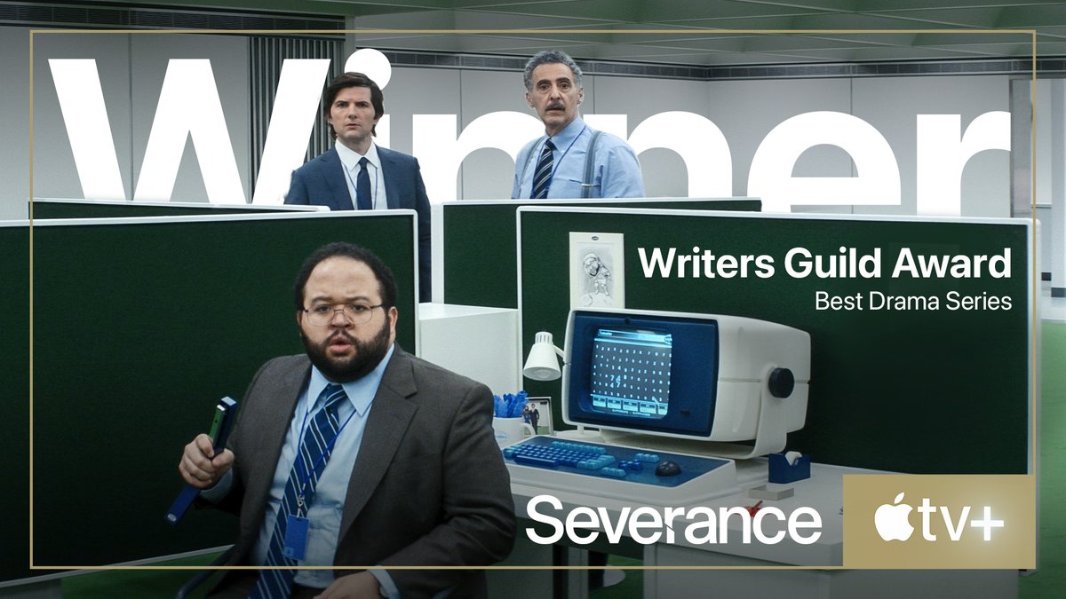 Congratulations to the #Severance team on their #WritersGuildAwards win for Drama Series.