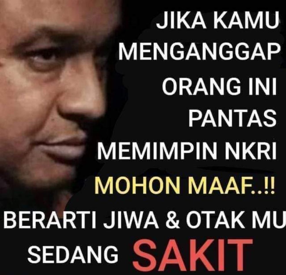 Orang bijak pasti memilih pemimpin yang:
Pekerja keras
Jujur
Amanah
Dan sedikit bicara banyak bekerja.

Hanya orang bodoh memilih pemimpin seperti yang di bawah ini 👇👇
Karna orang bodoh tidak akan pernah bisa membedakan mana pekerja dan mana yang cuma ngibul 🤭