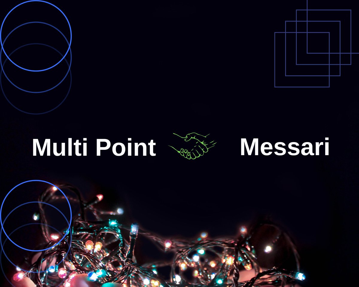 we are excited to announce a new partnership. Messari offers detailed cryptocurrency analysis and information. Now  MP partnership.