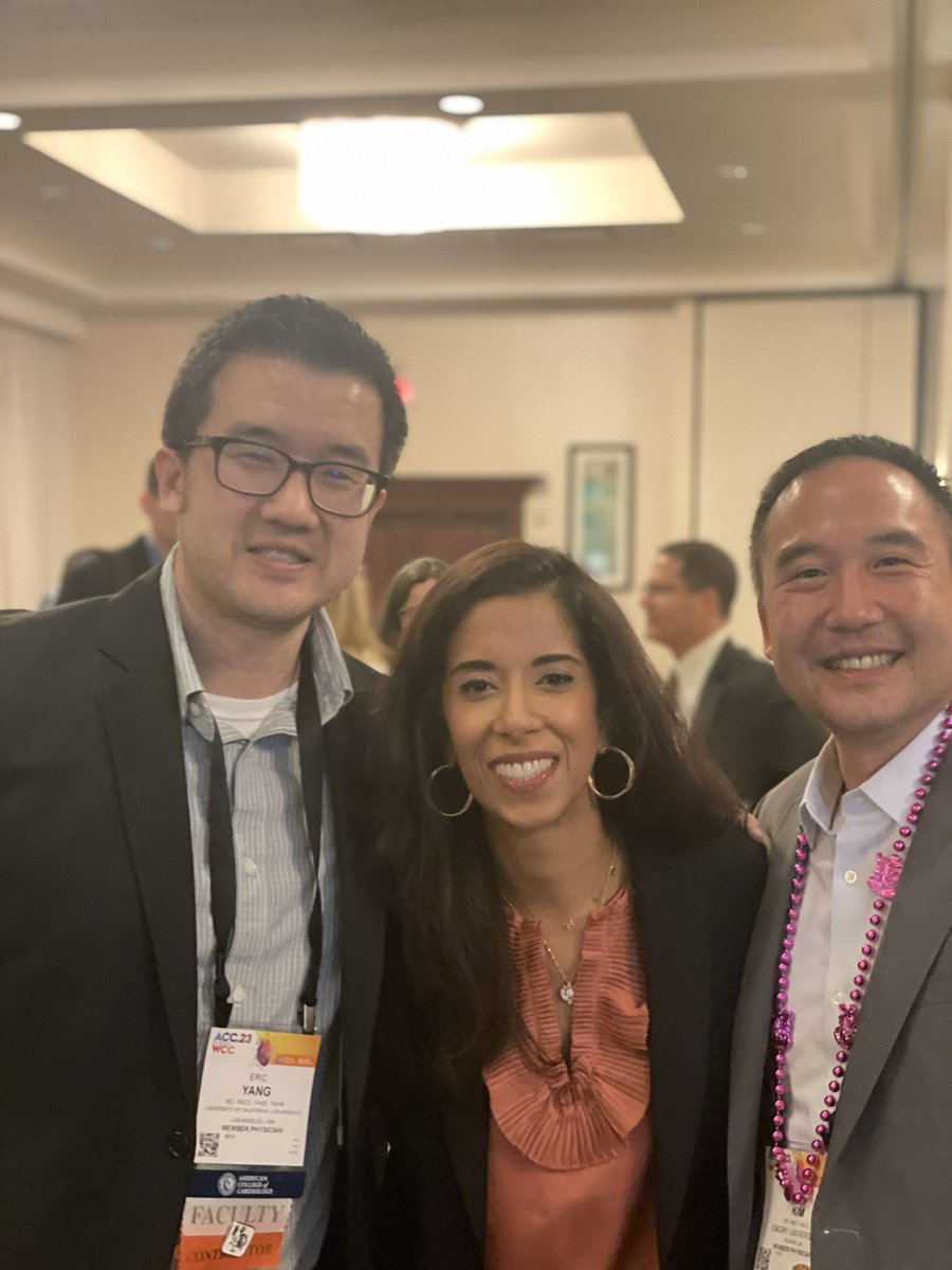 Eric H Yang, MD (@datsunian) on Twitter photo The <a href="/ACCinTouch/">American College of Cardiology</a> Emerging Faculty’s impact continues to shape my career, has ⬆️ my communication/teaching skills in leaps & bounds.
…and, the community & friends you make is a lifetime 🎁
Great to see you all—esp the class of 2019!
🙏 Dr Wolk @KBerlacher <a href="/GBarnesMD/">Geoff Barnes</a>
#ACC23 The <a href="/ACCinTouch/">American College of Cardiology</a> Emerging Faculty’s impact continues to shape my career, has ⬆️ my communication/teaching skills in leaps & bounds.
…and, the community & friends you make is a lifetime 🎁
Great to see you all—esp the class of 2019!
🙏 Dr Wolk @KBerlacher <a href="/GBarnesMD/">Geoff Barnes</a>
#ACC23