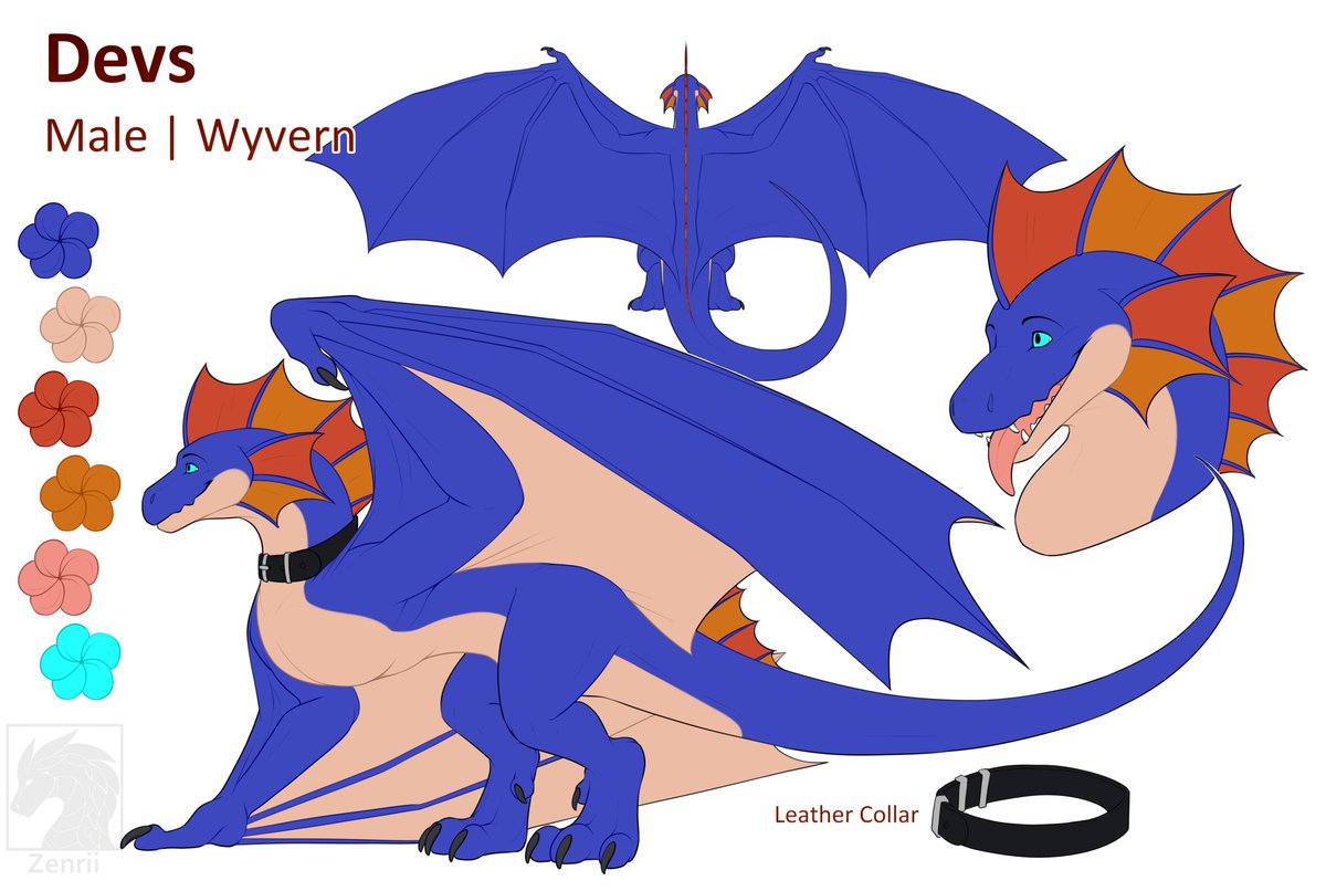 devs111213's tweet photo. A beautiful reference I commissioned of my wyvern from Zenrii! Their FA is https://t.co/VEkBw5ulWk https://t.co/e7YS8EeX8m