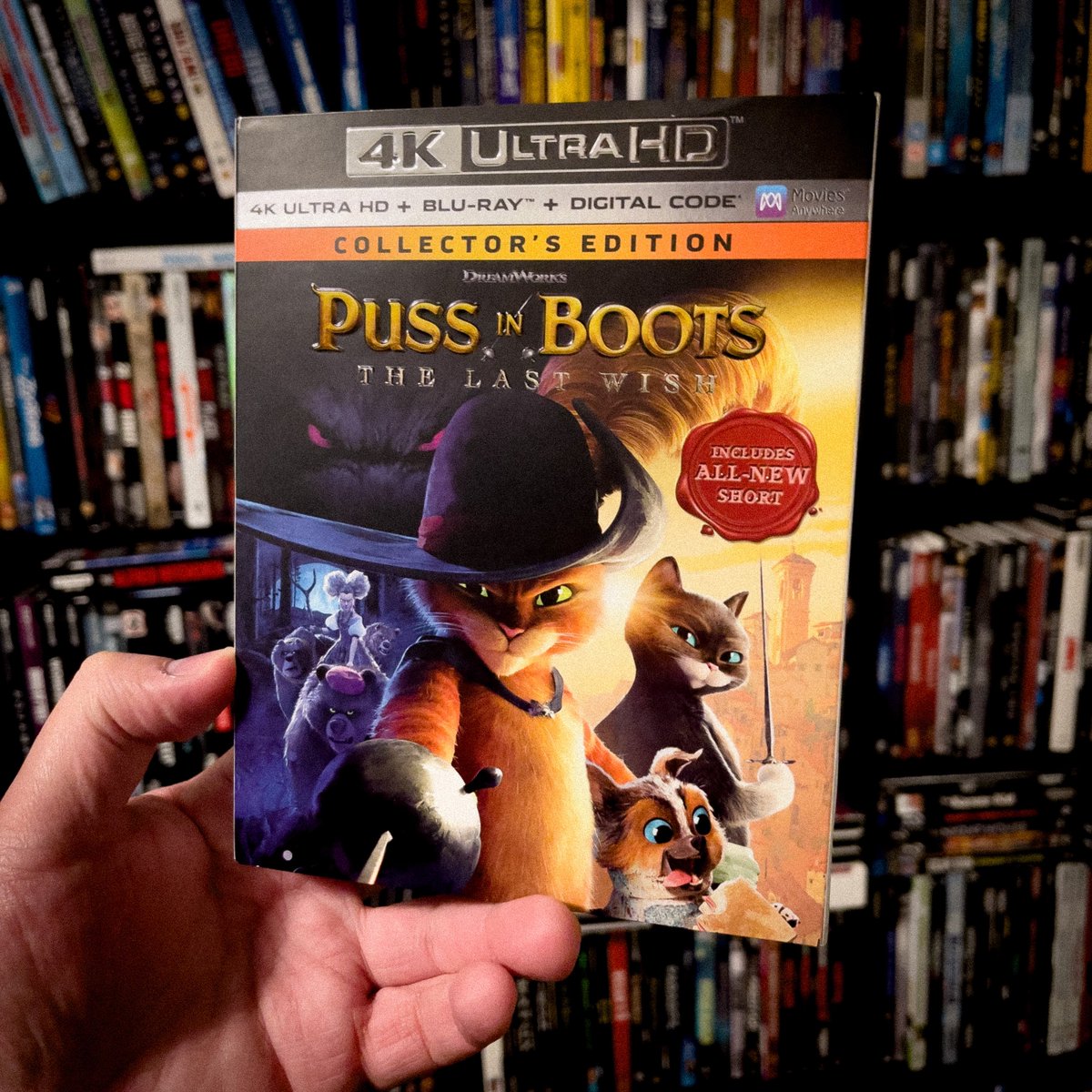adamhlavac's tweet image. Want to win a copy of #PussInBoots on Blu-ray? Follow me and RT for a chance to win.

US only.