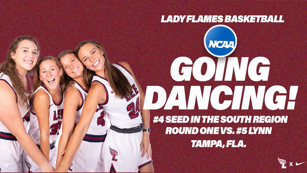 NCAA POSTSEASON HERE WE COME!

We are the #4 Seed in the South Region and will take on Lynn in the first round!

#FiredUp🔥
