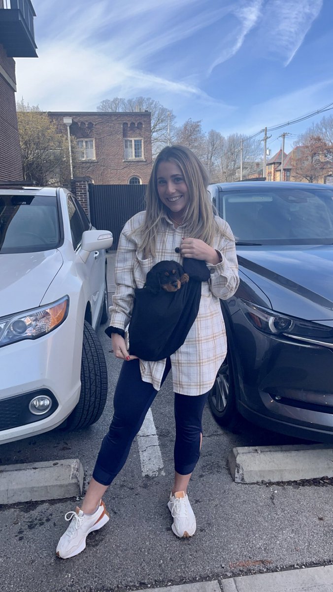 Me: I won’t be crazy as a dog mom 
Also me: