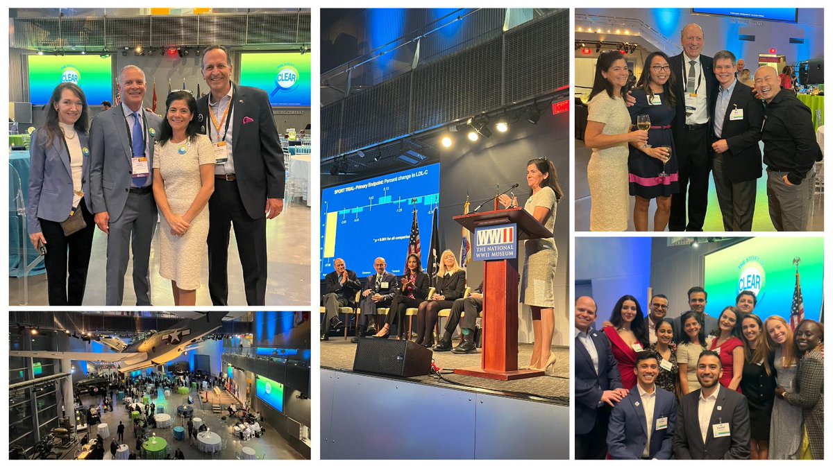 A wonderful night in a spectacular venue filled with incredible people. Extremely proud of how far we've come, excited for where we are going! #CLEAROutcomes #DrivingWhatsNext #ACC23 @WWIImuseum @EsperionInc