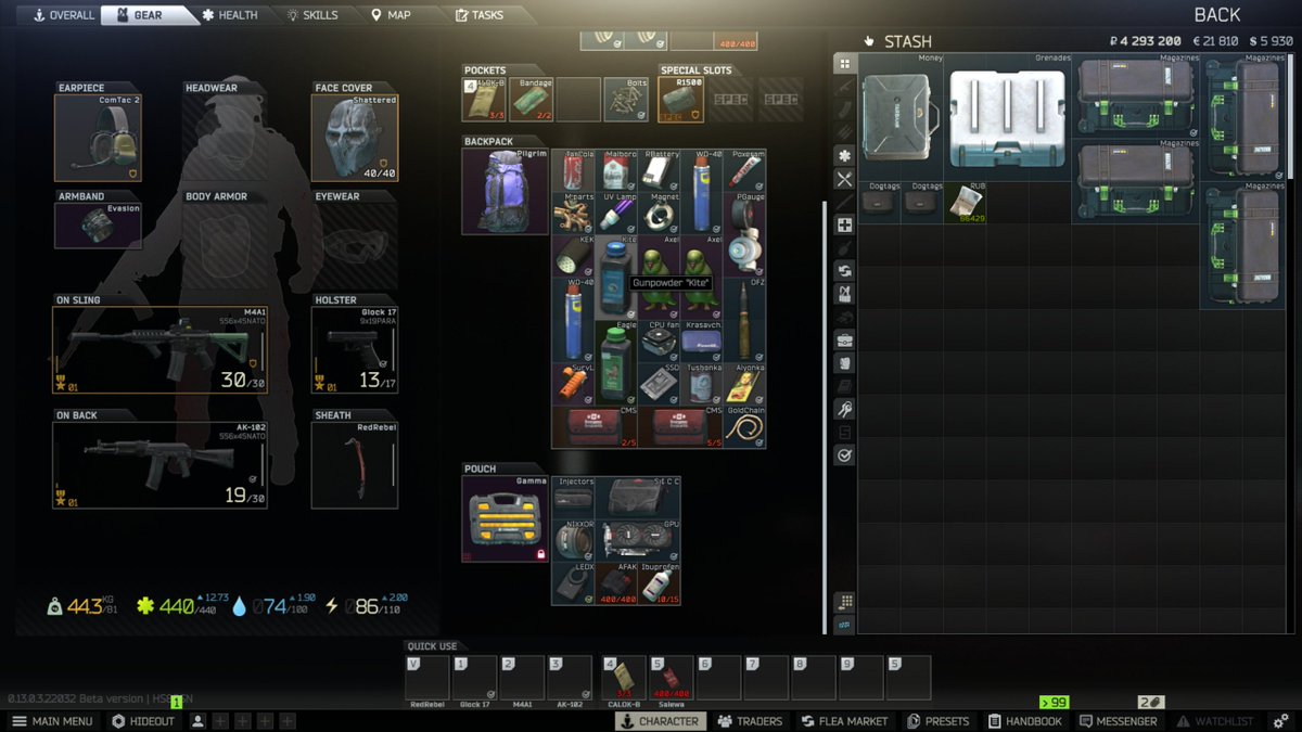 mizu1ro55's tweet image. ストタルのスポーツバッグからまさかのLEDX！！！！

やっぱストタルなんよな～

#EFT #タルコフ #LEDX