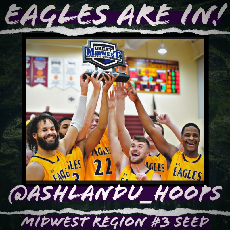 ashlandeagles_'s tweet photo. 𝐍𝐔𝐌𝐁𝐄𝐑 𝐓𝐇𝐑𝐄𝐄 𝐒𝐄𝐄𝐃❗️
@AshlandU_Hoops have been chosen as the number three seed of the Midwest Region!

The Eagles will open the 2023 NCAA  Division-II postseason against Ferris State on March 11th at the University of Indianapolis!