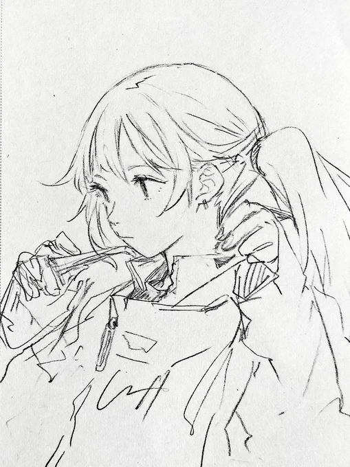 A little during lunch break_✍Drawing 