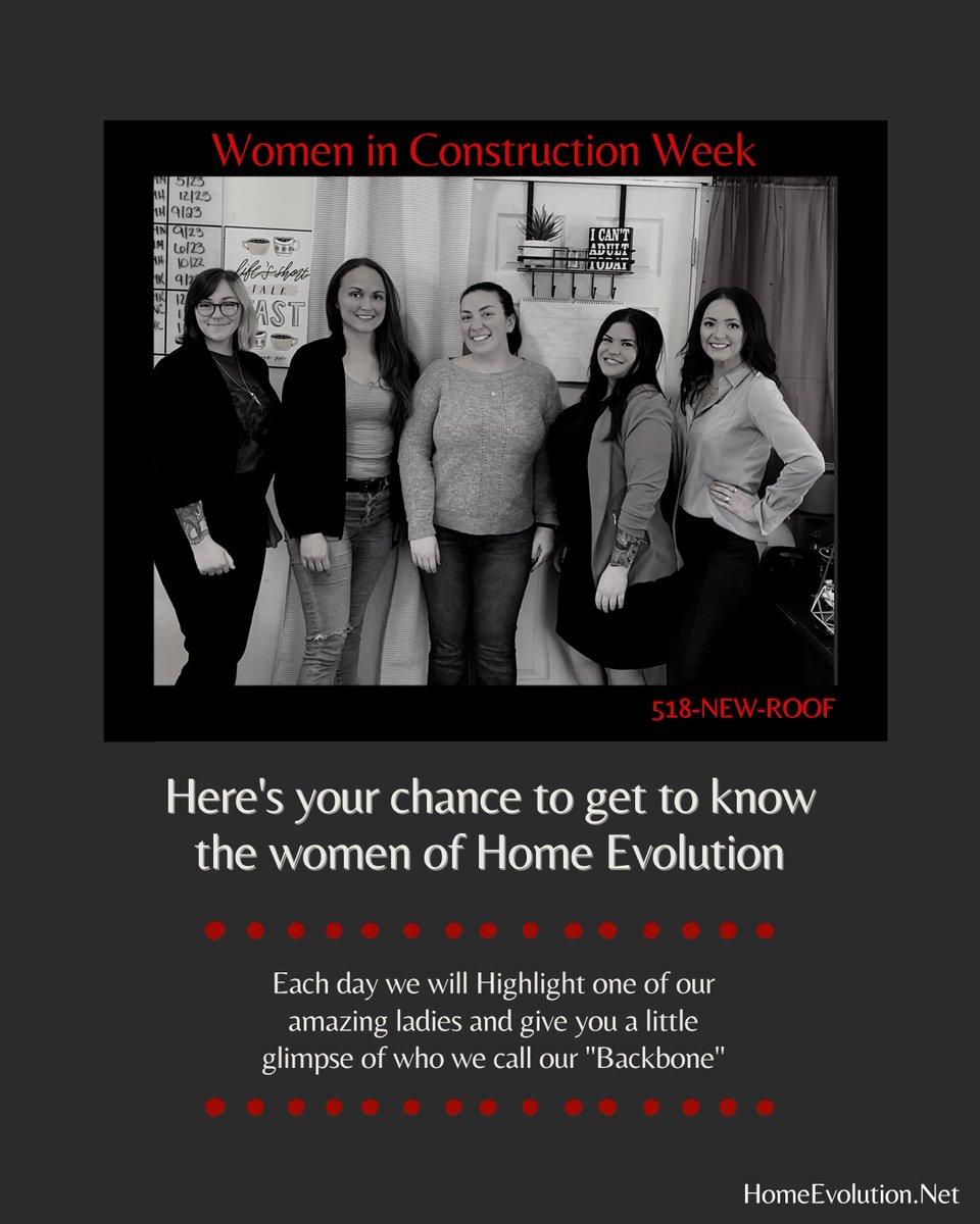 HomeEvolution's tweet image. Home Evolution wouldn&apos;t be the same if it wasn&apos;t for our group of ladies, not only are they extremely dedicated and hard working but they keep us all laughing everyday 👏🏻🥳

#womeninconstructionweek #Roof #Roofer #women  #womenempowerment #RoofingCompany #weloveourladies