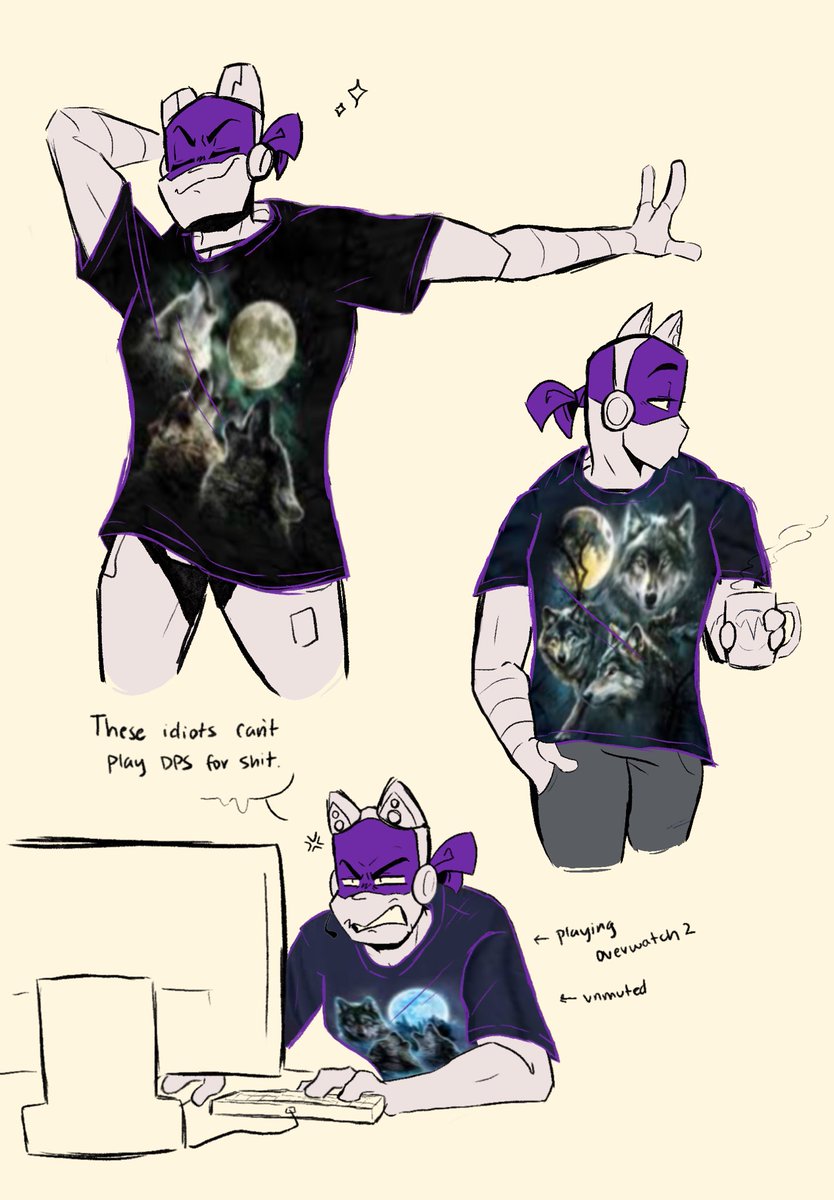 🌺 He'd slay in wolf shirts methinks

#rottmnt #rottmntdonnie #SaveRiseofTMNT #RiseSeason3