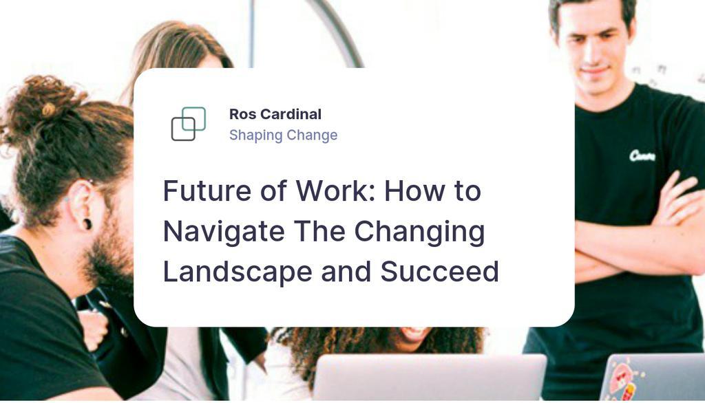 CardinalRos's tweet image. With more companies making the transition to remote work, creating an effective remote work strategy is key to thriving in the remote work landscape.

Read more 👉 lttr.ai/830d

#NavigatingTheWorkLandscape #RemoteWorkStrategy #ChangingWorkLandscape #UpskillEmployees