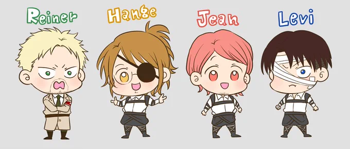 しんげきのちびず(完結編ver)961の推しキャラ上位4人をちびずにコスしてもらった 