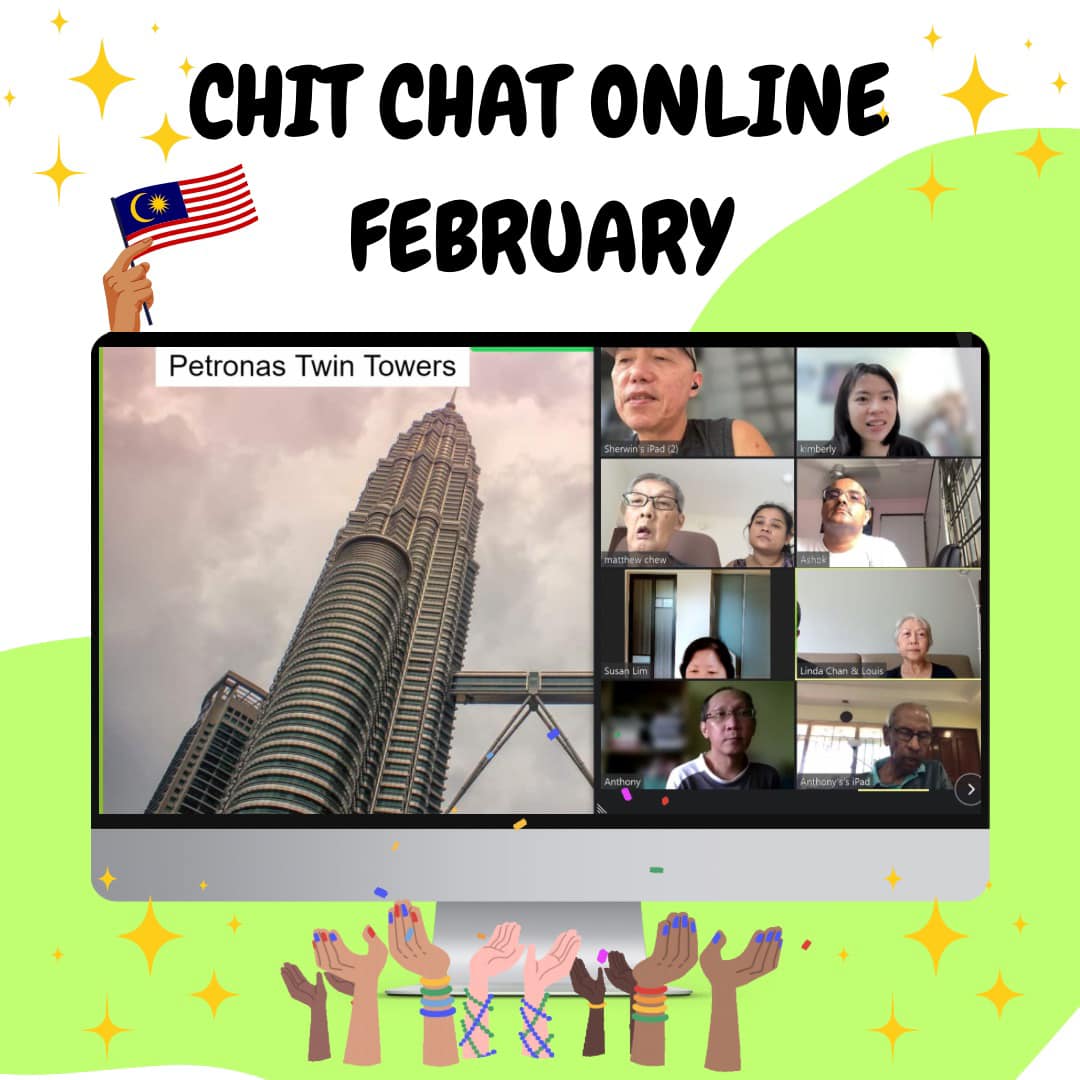 AphasiaSG's tweet photo. 🌈🎉HOLIDAY FUN🤩🥰 
March holidays are coming - are you ready to travel? ✈️ ❤️ At Chit Chat online, we talked about our favourite holiday spots and shared our best travel tips! Are you all packed? Whoohoo! Let’s go! 🎉💜😎 Join us at Chit Chat, contact us.☀️🌊👙⛱️ https://t.co/HfXfz9KGkU