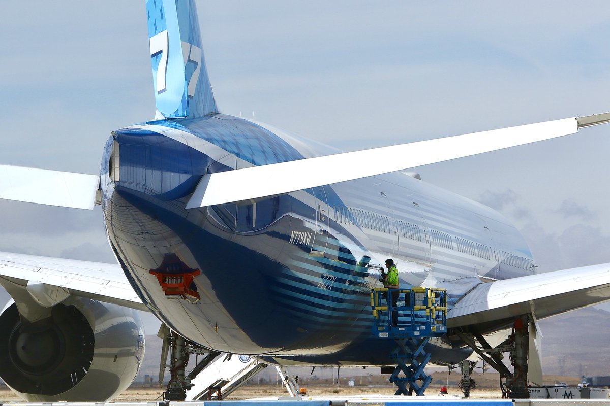 ShorealoneFilms's tweet image. Caught the ⁦@Boeing⁩ prototype 777-9, N779XW, at #VCV today. 03-05-23