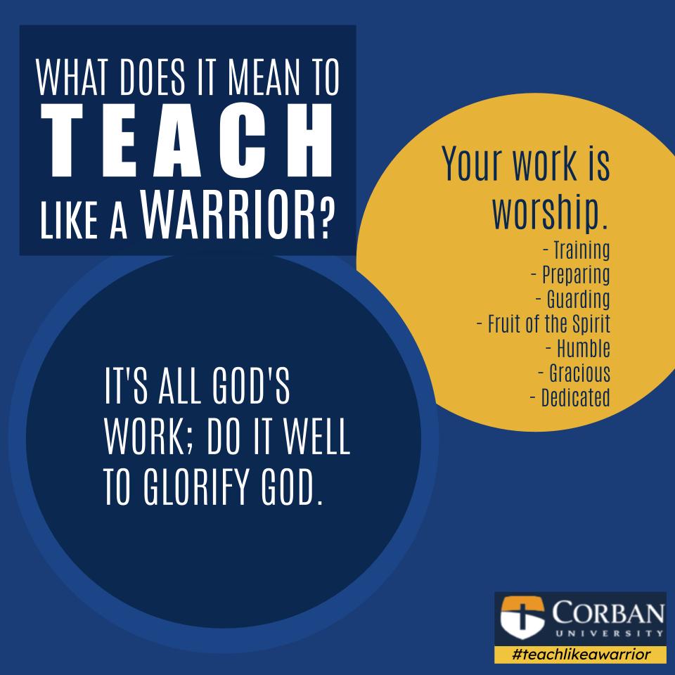 Corban School of Education tweet media