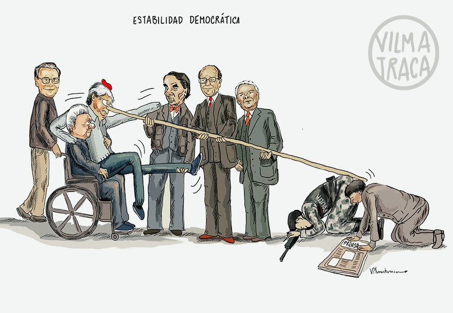 Los amigos de Pandorito, la caricatura de la política de @vilmavargasva: