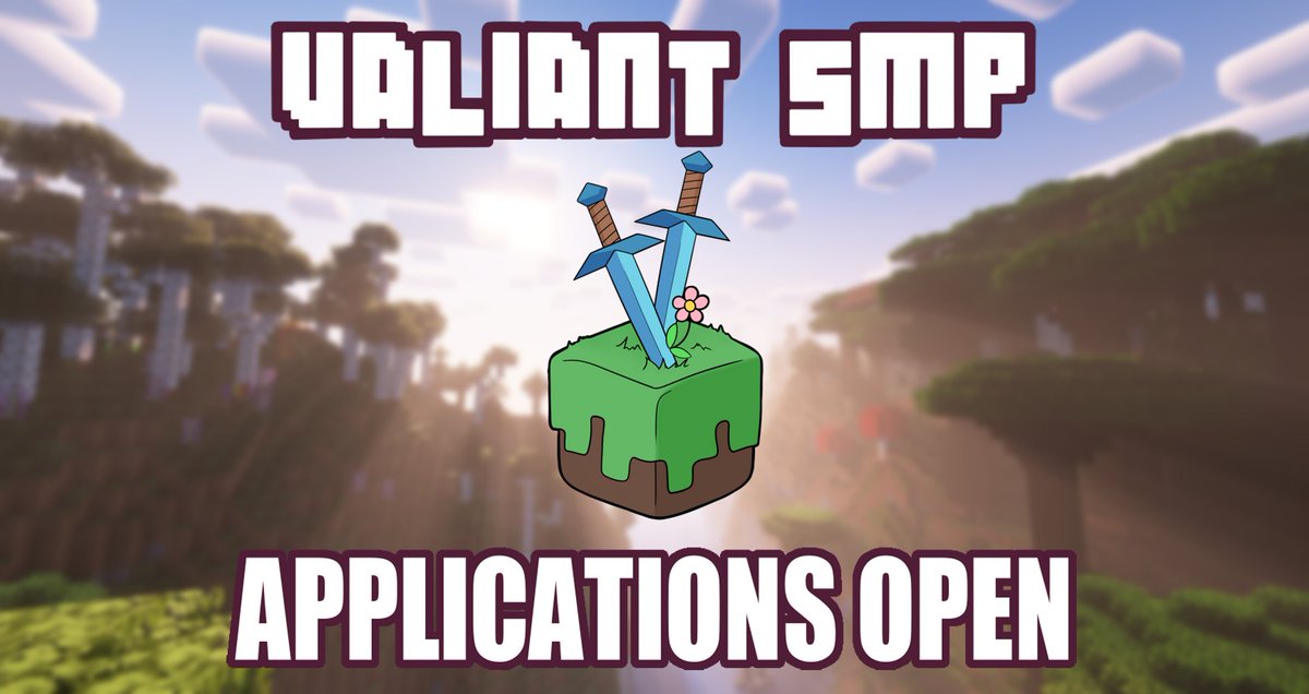 Valiant SMP | APPLICATIONS PINNED (@SmpValiant) / Posts / X