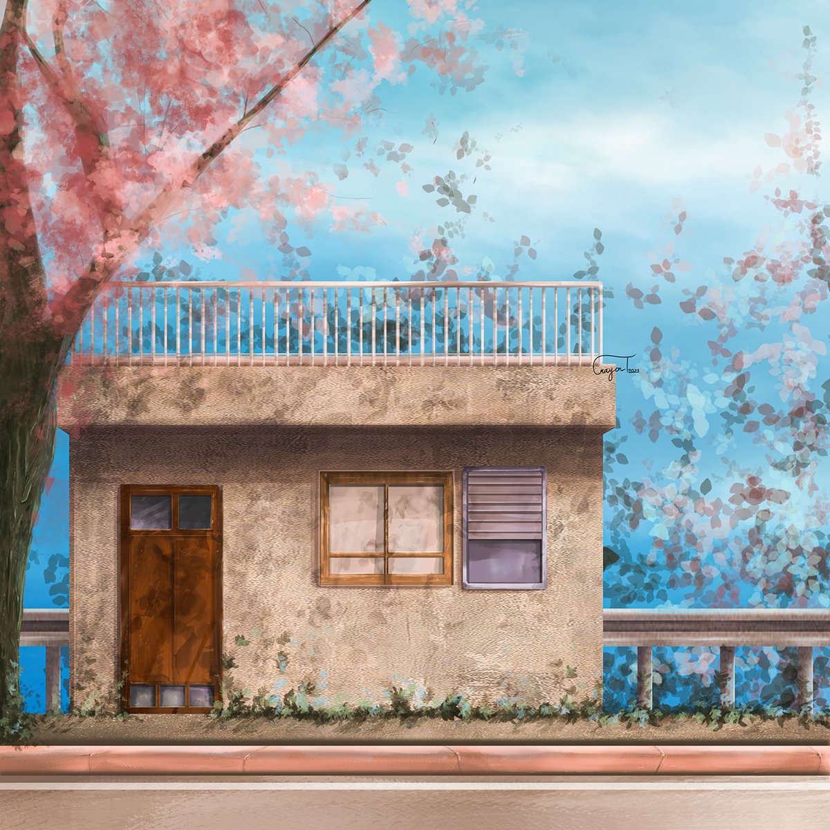 crayont_art's tweet photo. My painting Sakura 🌸 

#sakura #painting #digitalart #digitalpainting #backgroundart #digitaldrawing #digitalartwork #photoshotcc #landscapepainting https://t.co/0HTTLwS3yW