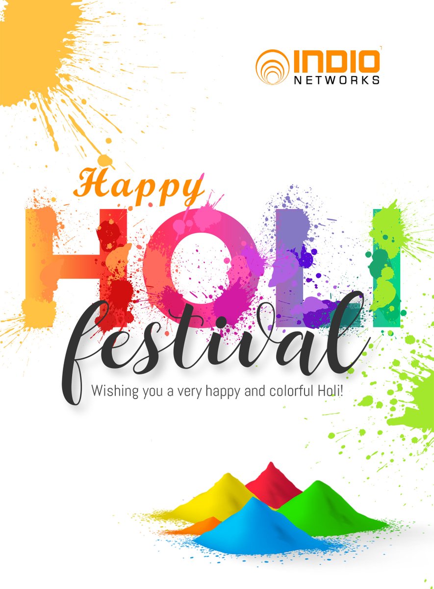 indionetworks's tweet photo. Let's celebrate this Holi with colors of love and happiness. Wishing you a very Happy Holi!

#Holi https://t.co/UjxTCZNFv7